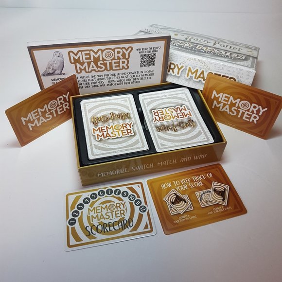 HARRY POTTER Memory Master Card Game Wizarding World Warner Brothers Collectible - Picture 11 of 14